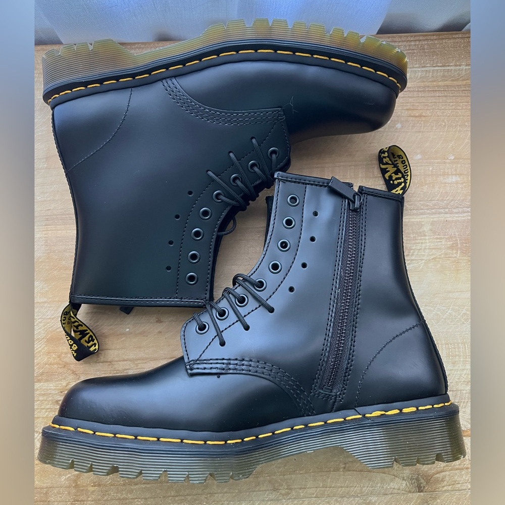Dr Marten 1460 Extreme Lace Smooth Leather Boots Size 9 New - Picture 9 of 12